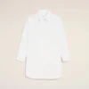 Abito chemisier ampio Ami de Coeur in cotone bianco