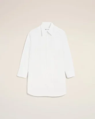 abito chemisier ampio ami de coeur in cotone bianco 1 330x413 - Abito chemisier ampio Ami de Coeur in cotone bianco