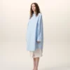 Abito chemisier ampio Ami de Coeur in cotone blu