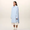 Abito chemisier ampio Ami de Coeur in cotone blu