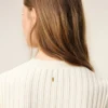 Abito mini Godet in maglia bianca