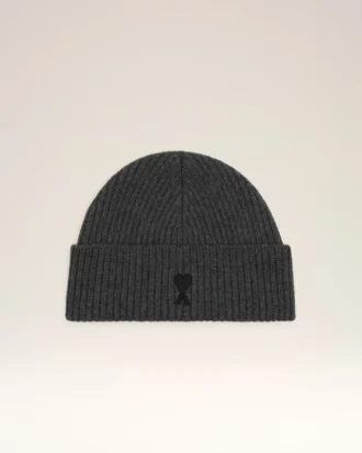 Ami de Coeur Beanie in lana grigia