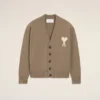 Ami de Coeur Cardigan in lana beige Ami de Coeur Cardigan in lana beige