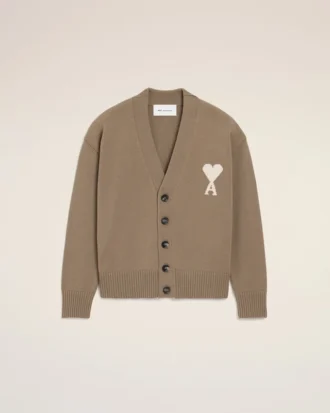Ami de Coeur Cardigan in lana beige