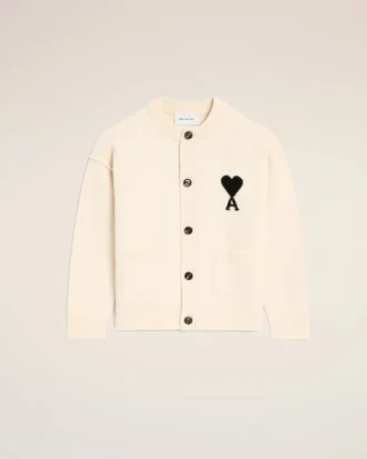 Ami de Coeur Cardigan in lana bianca