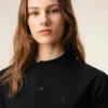Ami de Coeur Cardigan in lana nera a maniche corte Ami de Coeur Cardigan in lana nera a maniche corte