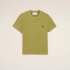 Ami de Coeur Cropped T-Shirt in cotone verde Ami de Coeur Cropped T-Shirt in cotone verde