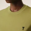 Ami de Coeur Cropped T-Shirt in cotone verde Ami de Coeur Cropped T-Shirt in cotone verde