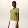 Ami de Coeur Cropped T-Shirt in cotone verde Ami de Coeur Cropped T-Shirt in cotone verde