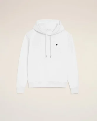 Ami de Coeur Hoodie in cotone bianco