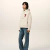 Ami de Coeur Hoodie in cotone bianco Ami de Coeur Hoodie in cotone bianco