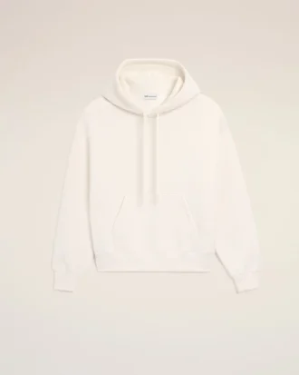 ami de coeur hoodie in cotone bianco goffrato 1 330x413 - Ami de Coeur Hoodie in cotone bianco goffrato