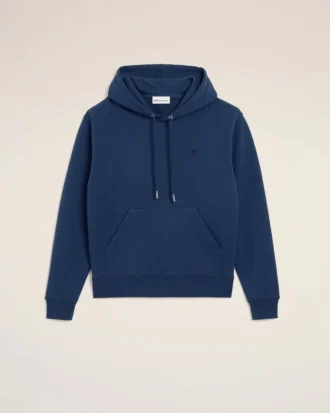 Ami de Coeur Hoodie in cotone blu