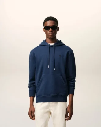 Ami de Coeur Hoodie in cotone blu