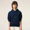 Ami de Coeur Hoodie in cotone blu e rosso Ami de Coeur Hoodie in cotone blu e rosso