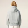 Ami de Coeur Hoodie in cotone grigio goffrato