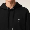 Ami de Coeur Hoodie in cotone nero Ami de Coeur Hoodie in cotone nero