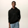 Ami de Coeur Hoodie in cotone nero e rosso Ami de Coeur Hoodie in cotone nero e rosso