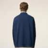 Ami de Coeur Polo blu a maniche lunghe in cotone Ami de Coeur Polo blu a maniche lunghe in cotone