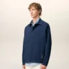 Ami de Coeur Polo blu a maniche lunghe in cotone Ami de Coeur Polo blu a maniche lunghe in cotone