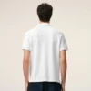 Ami de Coeur Polo in cotone bianco e rosso