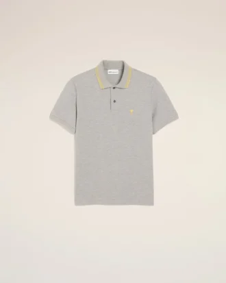 Ami de Coeur Polo in cotone grigio