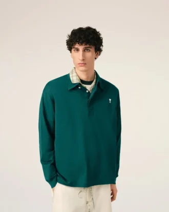 Ami de Coeur Polo in cotone verde Ami de Coeur Polo in cotone verde
