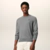 Ami de Coeur Sweater in lana grigia con collo rotondo
