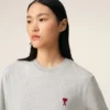 Ami de Coeur T-Shirt a maniche lunghe in cotone grigio Ami de Coeur T-Shirt a maniche lunghe in cotone grigio