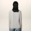 Ami de Coeur T-Shirt a maniche lunghe in cotone grigio Ami de Coeur T-Shirt a maniche lunghe in cotone grigio