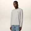Ami de Coeur T-Shirt a maniche lunghe in cotone grigio Ami de Coeur T-Shirt a maniche lunghe in cotone grigio