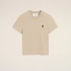 Ami de Coeur T-Shirt corta in cotone beige Ami de Coeur T-Shirt corta in cotone beige