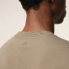 Ami de Coeur T-Shirt in cotone beige goffrato