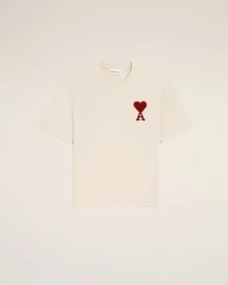 Ami de Coeur T-Shirt in cotone bianco