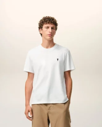 Ami de Coeur T-Shirt in cotone bianco