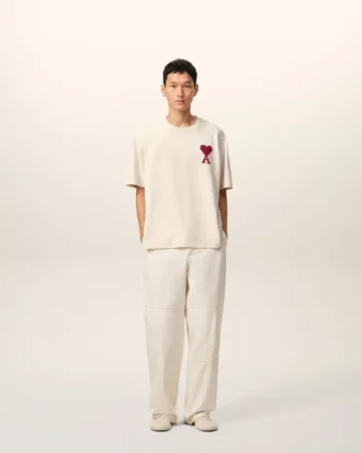 Ami de Coeur T-Shirt in cotone bianco