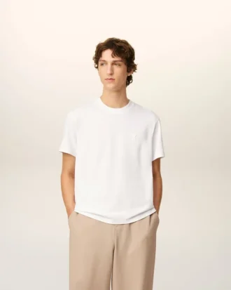 Ami de Coeur T-Shirt in cotone biologico bianco
