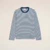 Ami de Coeur T-Shirt in cotone blu con maniche lunghe Ami de Coeur T-Shirt in cotone blu con maniche lunghe