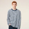 Ami de Coeur T-Shirt in cotone blu con maniche lunghe Ami de Coeur T-Shirt in cotone blu con maniche lunghe