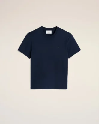 Ami de Coeur T-Shirt in cotone blu navy