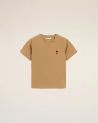 Ami de Coeur T-Shirt in cotone marrone