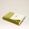 Asciugamano Ami de Coeur in cotone bicolore verde Asciugamano Ami de Coeur in cotone bicolore verde