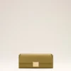 Astuccio Mimi in pelle di vacchetta verde Astuccio Mimi in pelle di vacchetta verde
