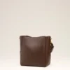 Borsa a secchiello Carrousel in pelle liscia marrone Borsa a secchiello Carrousel in pelle liscia marrone