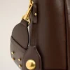 Borsa a secchiello Carrousel in pelle liscia marrone Borsa a secchiello Carrousel in pelle liscia marrone