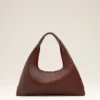 Borsa a tracolla Etienne in morbida pelle bordeaux