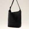 Borsa a tracolla Etienne in pelle Taurillon nera Borsa a tracolla Etienne in pelle Taurillon nera