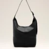 Borsa a tracolla Etienne in pelle Taurillon nera Borsa a tracolla Etienne in pelle Taurillon nera