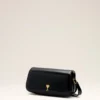Borsa a tracolla Paris Paris in pelle di vacchetta nera Borsa a tracolla Paris Paris in pelle di vacchetta nera