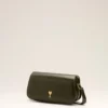 Borsa a tracolla Paris Paris in pelle di vacchetta verde Borsa a tracolla Paris Paris in pelle di vacchetta verde